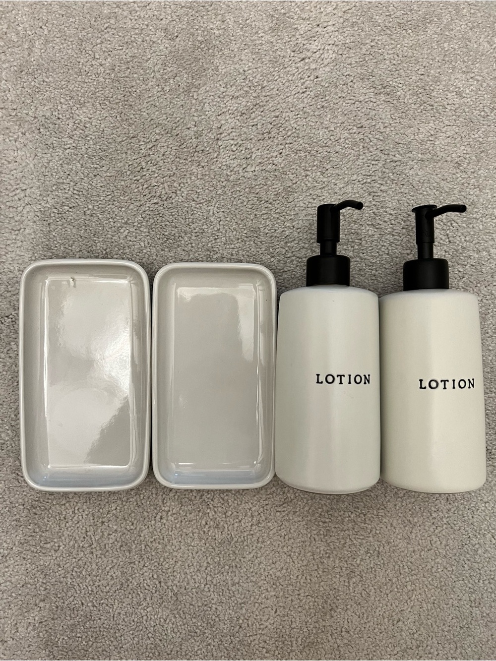 Magnolia Hearth & Hand Lotion Dispenser Set